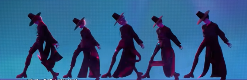 'your idol'의 공연장면