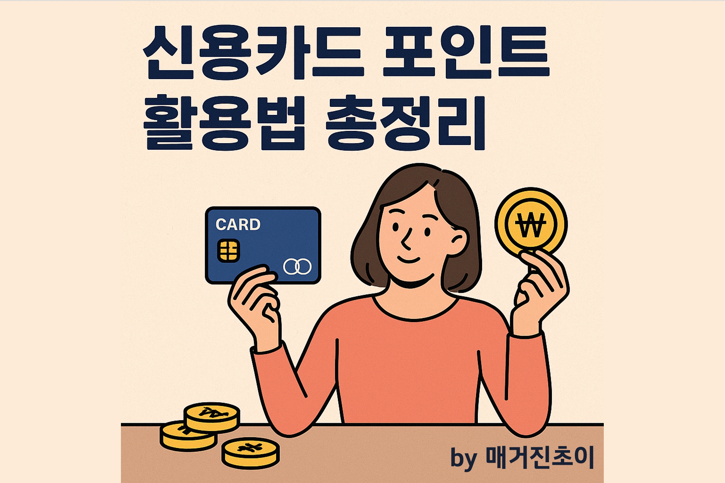 신용카드 포인트 사용법 총정리_매거진초이