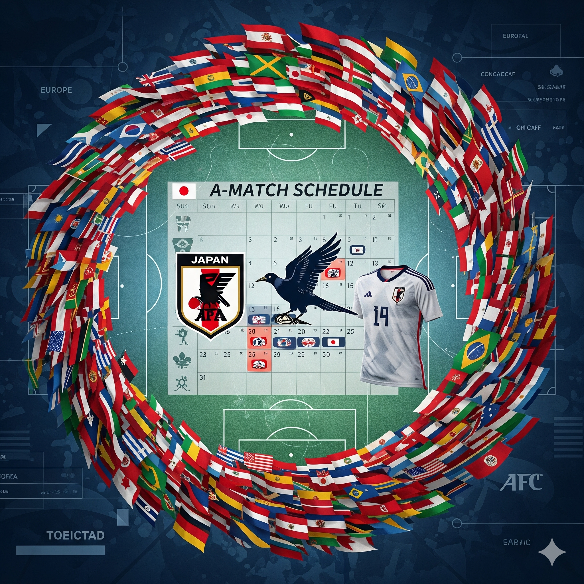 일본 축구 대표팀 A매치 일정?