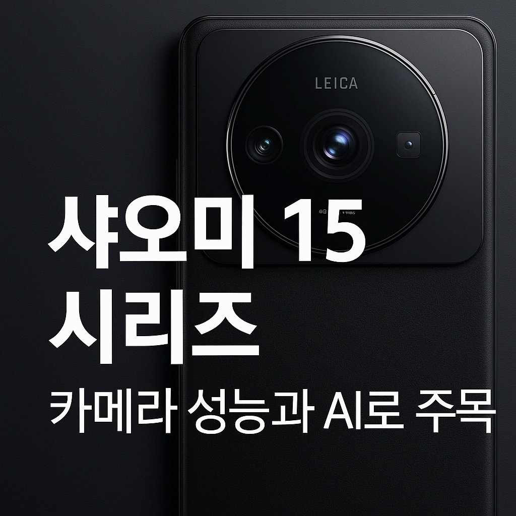 샤오미 15 시리즈 비교 분석
