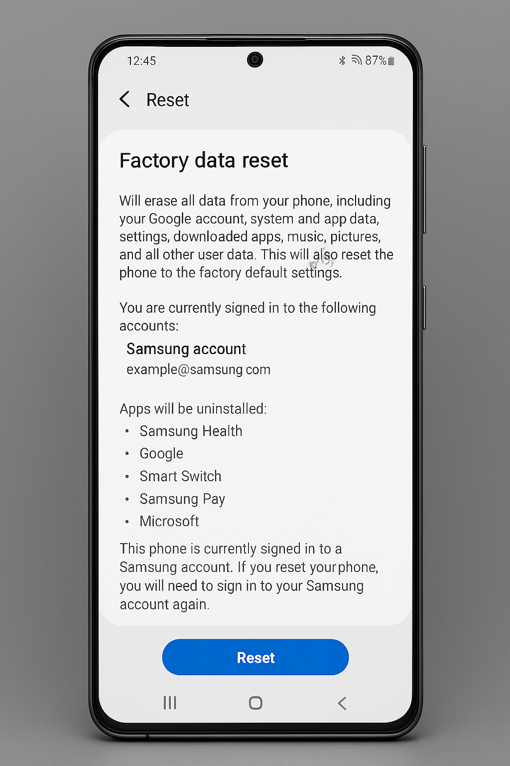 갤럭시 s21 초기화