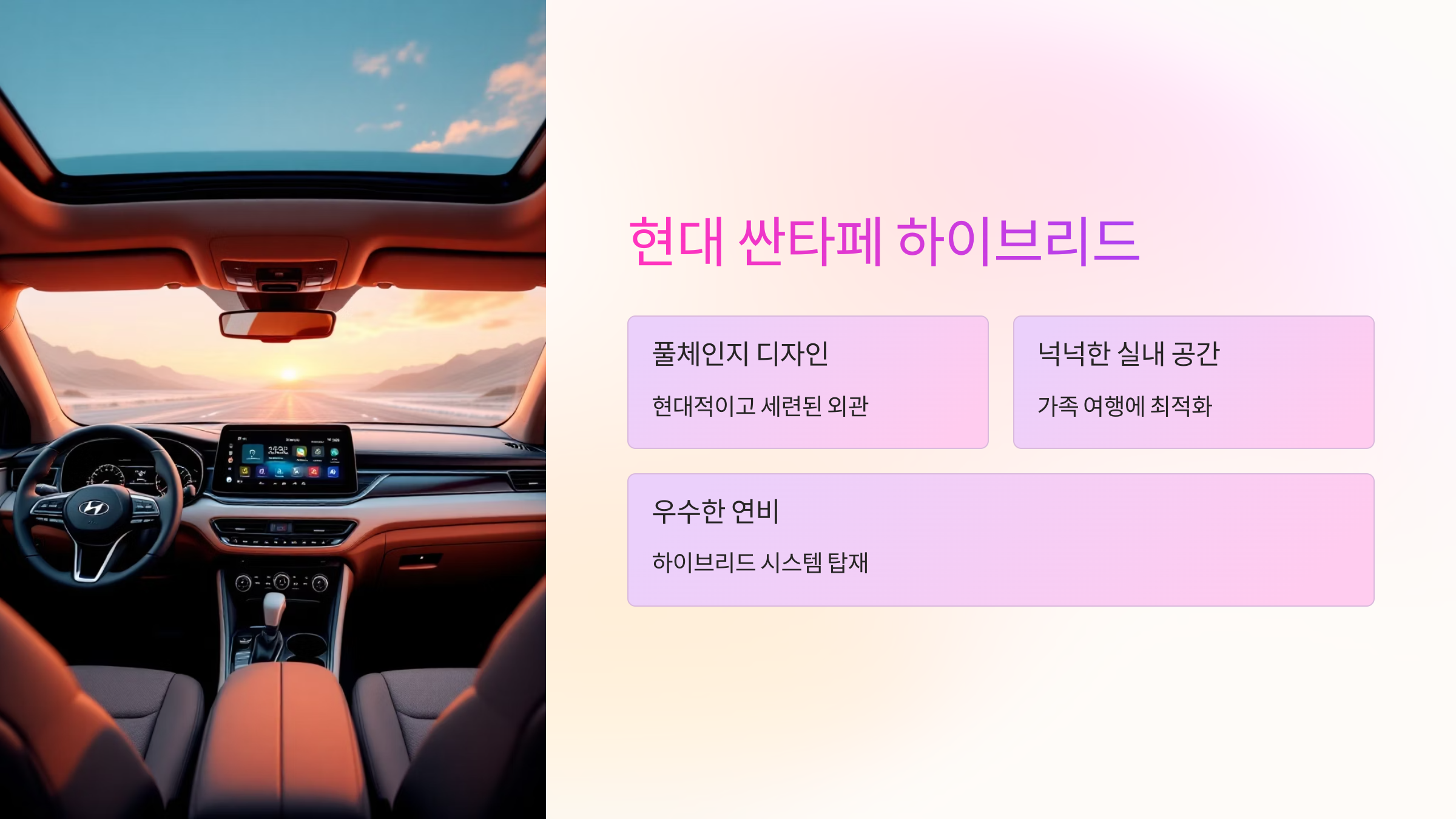 🚘2025년 40대 자동차 추천: 가성비&middot;감성&middot;가족까지 다 잡은 차 TOP 5!