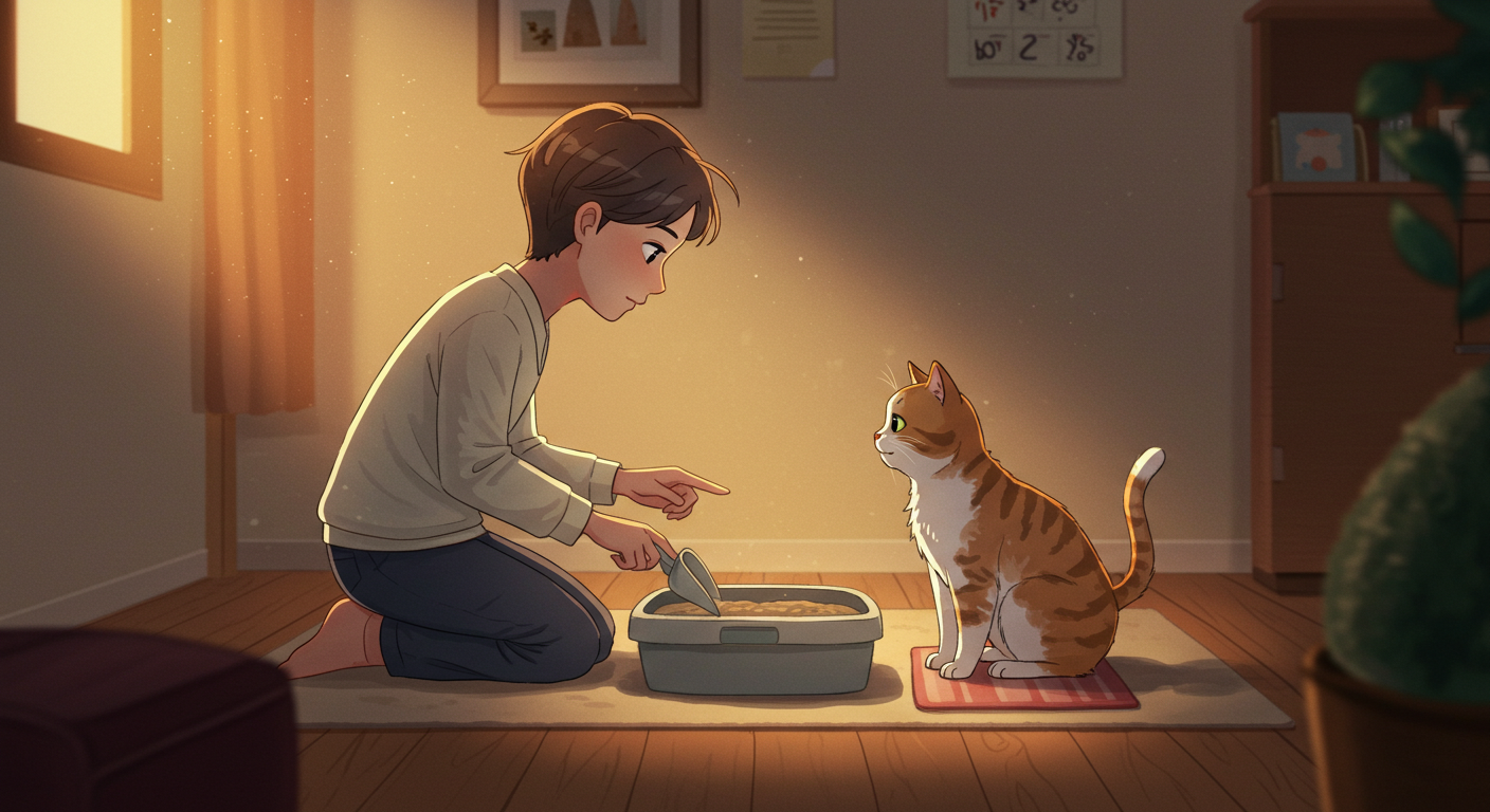 고양이 배변 훈련