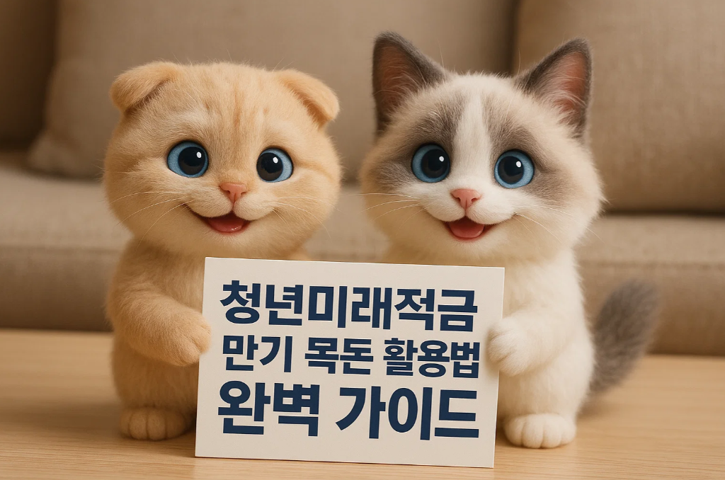 청년미래적금 만기 목돈 활용법 완벽 가이드