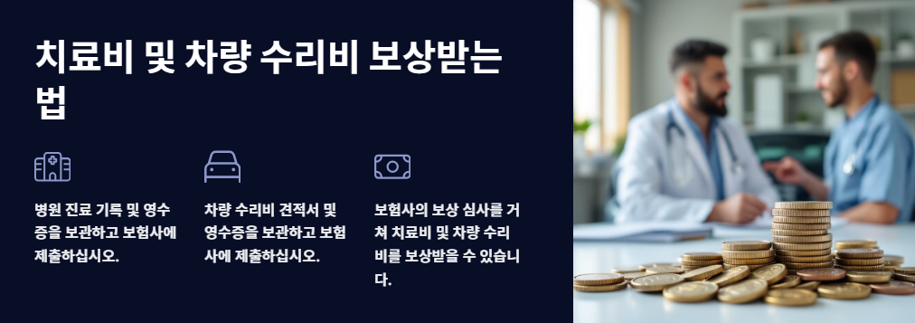 치료비 및 차량 수리비 보상받는 법