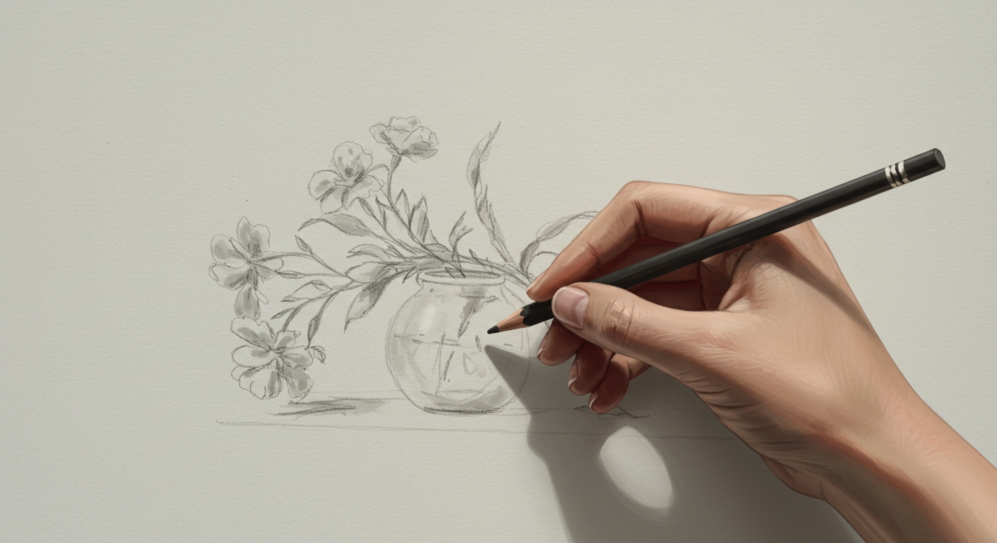 아쉬움이 남는 드로잉