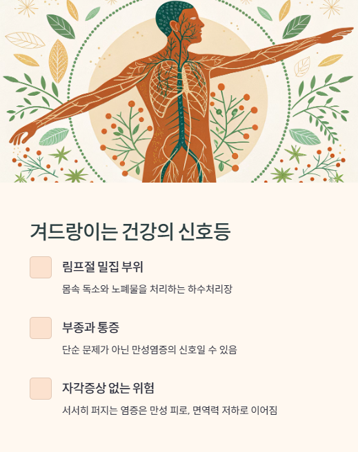 겨드랑이는 건강의 신호등