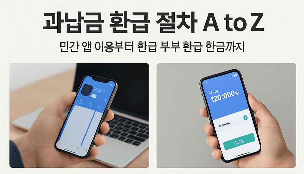과납금 환급 절차 A to Z: 민간 앱 이용부터 환급까지 한 번에!
