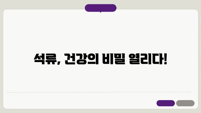 석류의 효능 공쇁 : 건강상의 이점에 대한 심층 분석