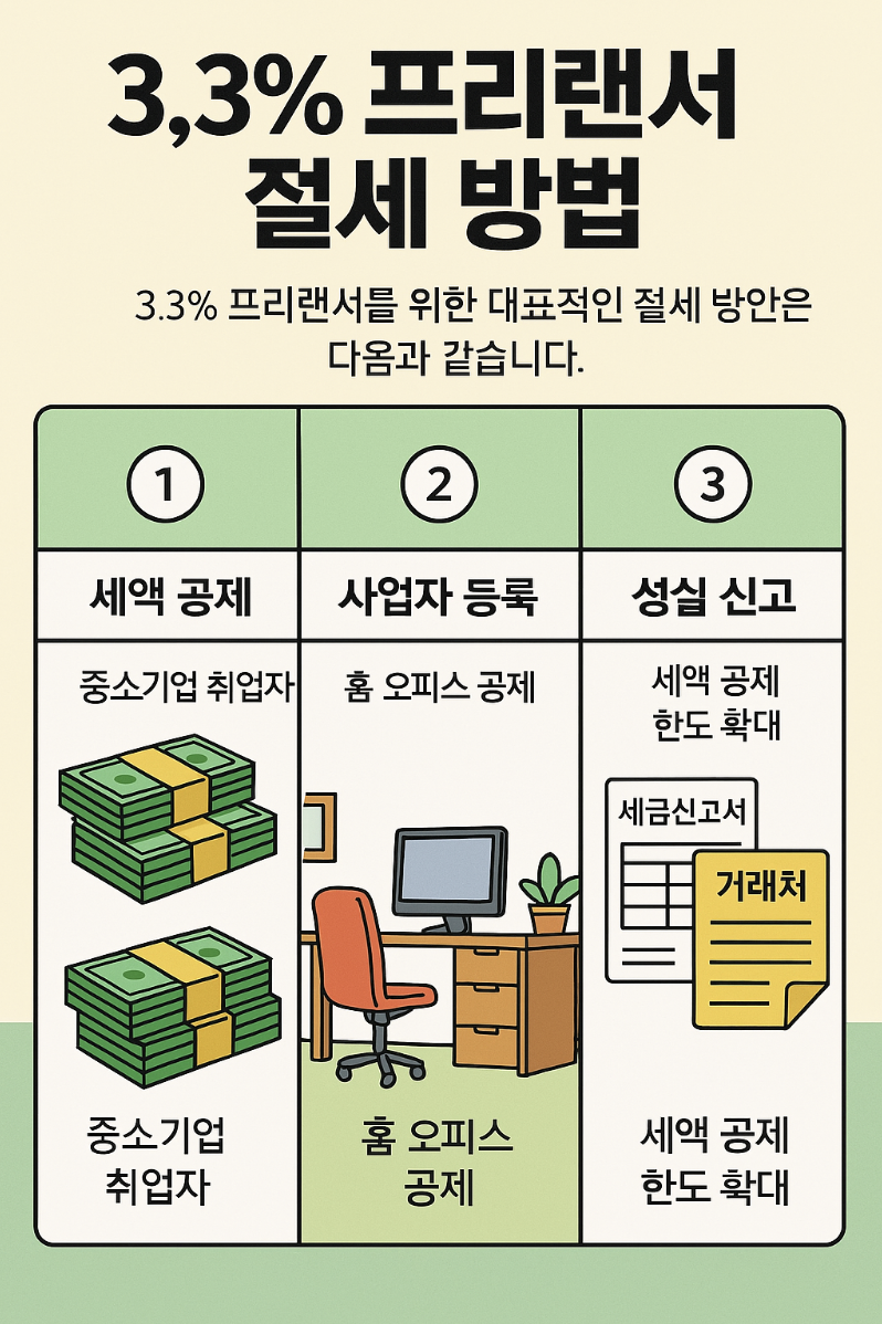 3.3% 프리랜서