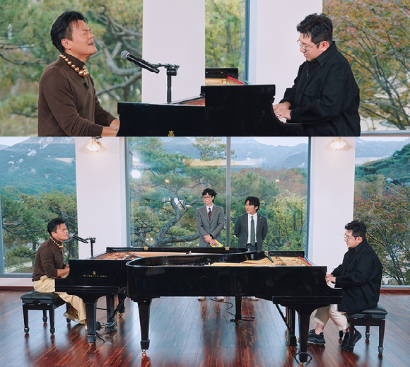 &#39;유 퀴즈 온 더 블럭&#39; 박진영 방시혁 이미지 갈무리 [사진=tvN]