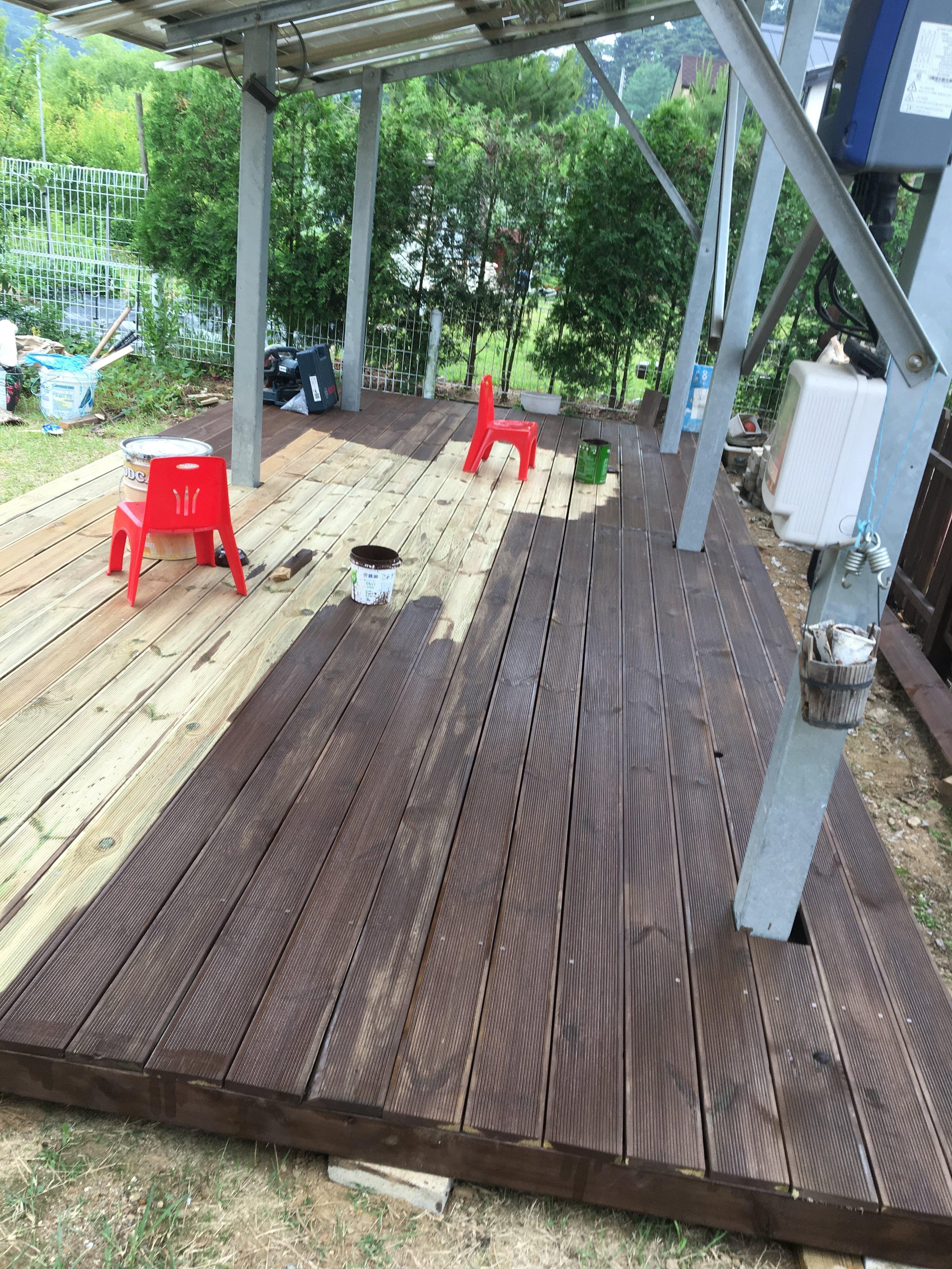 오일스테인 바르기