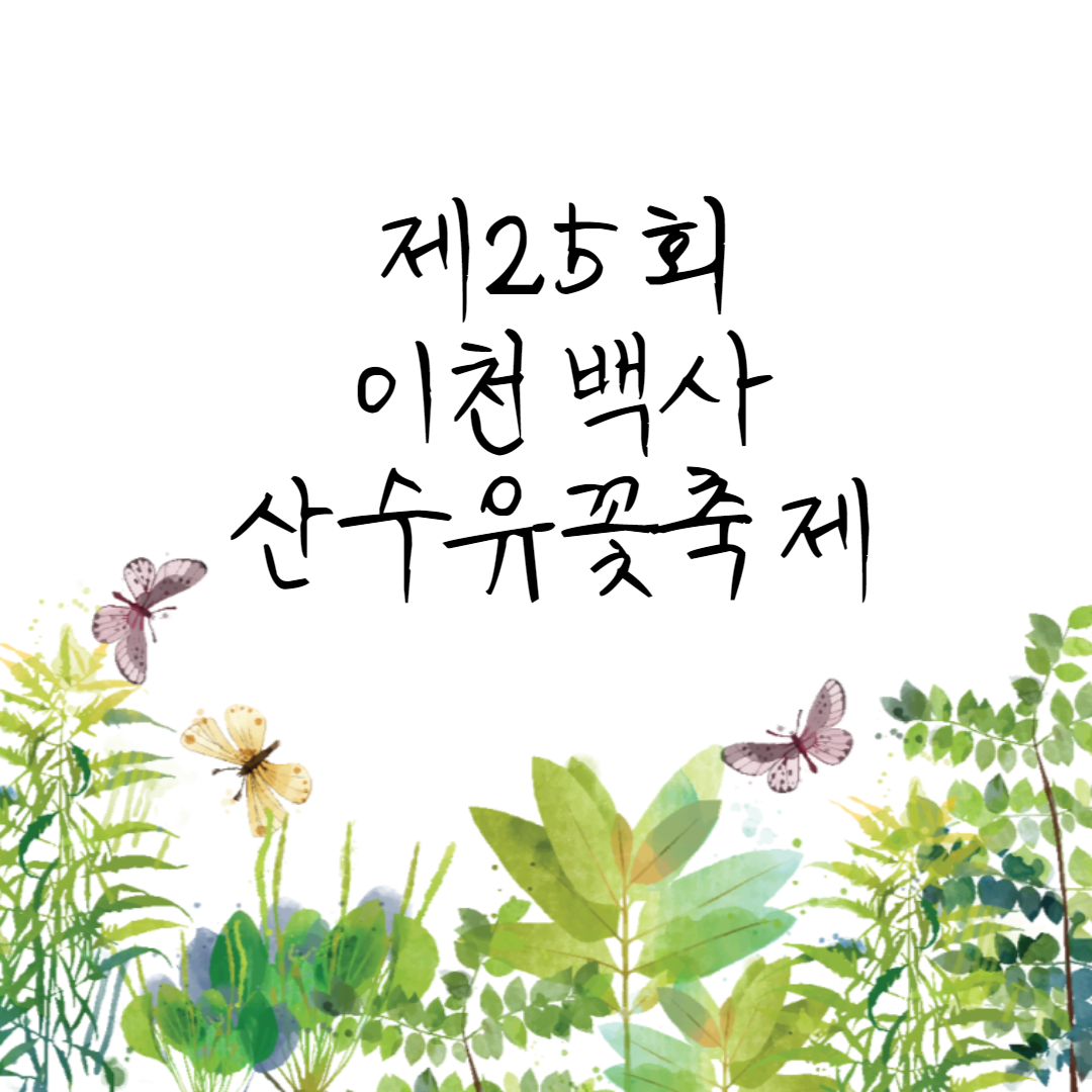 제25회 이천백사 산수유꽃축제 소개