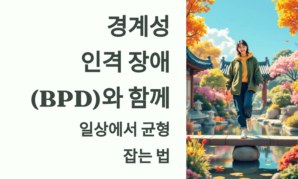 경계성 인격 장애(BPD)와 함께: 일상에서 균형 잡는 법
