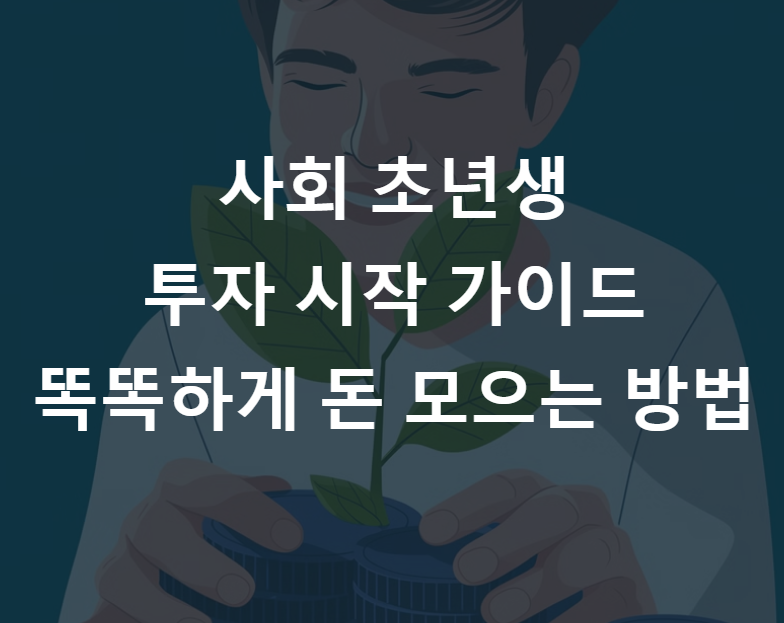 사회 초년생을 위한 투자 시작 가이드