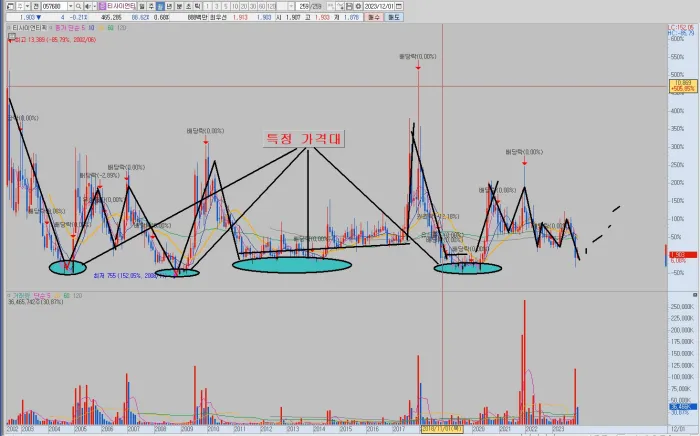 티사이언티픽-월봉-전체-차트-분석