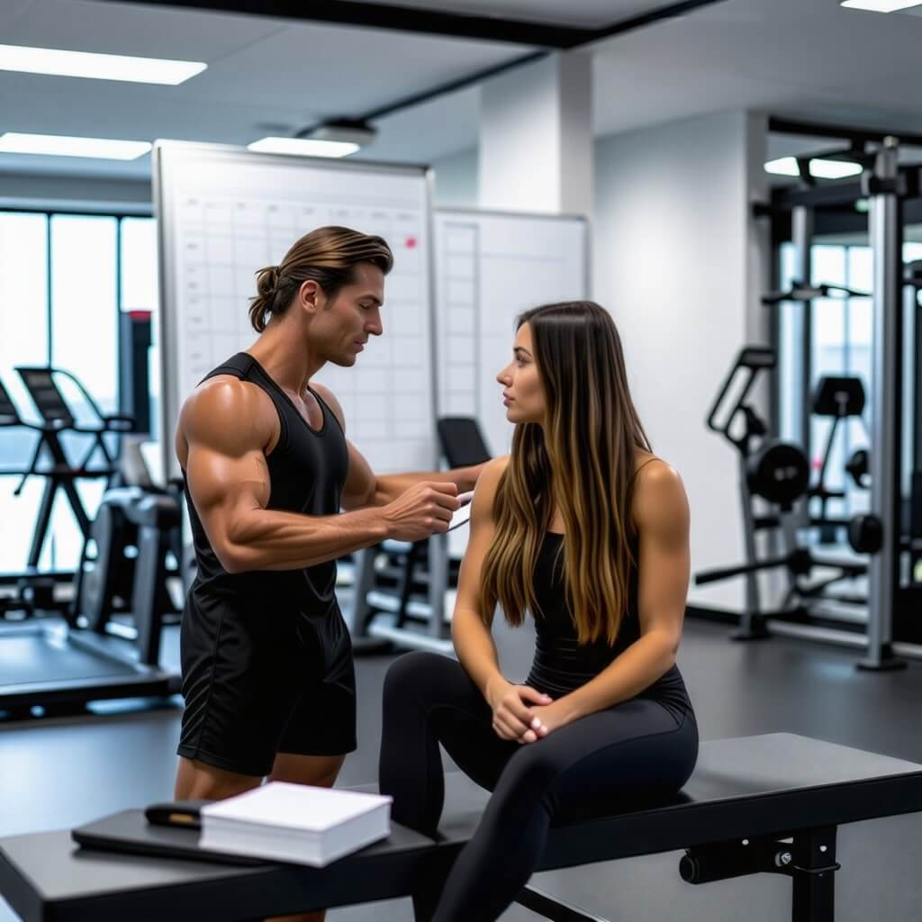 헬스장-트레이너-운동상담