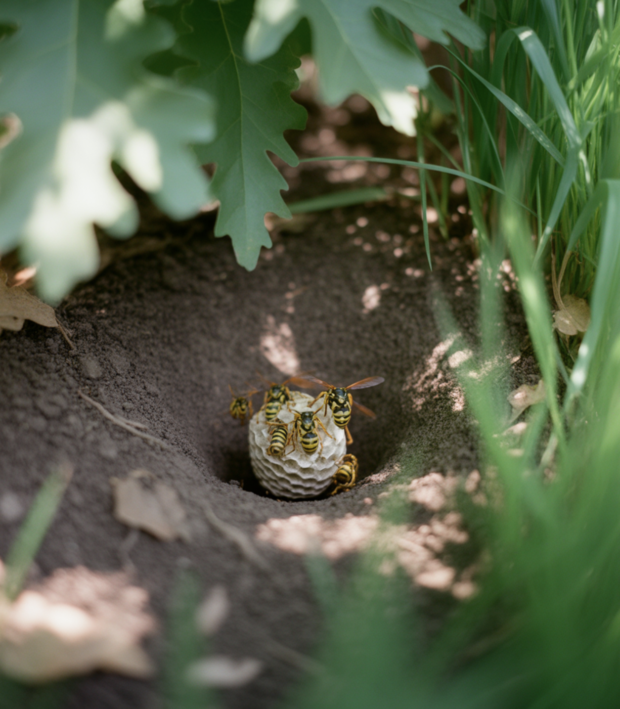 땅벌, 왜 하필 우리 집에?