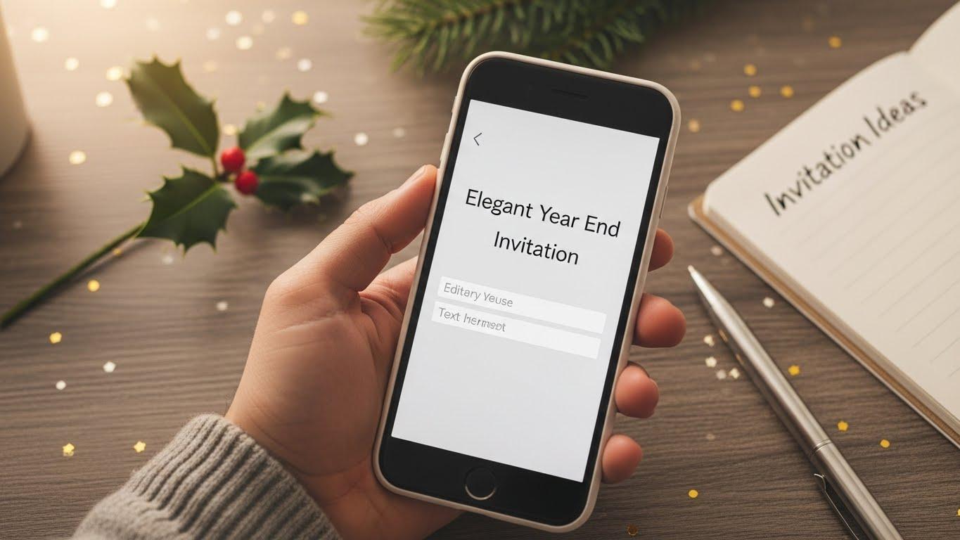 연말 초대장 문구