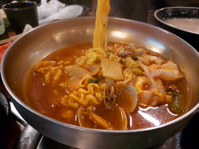 해물라면