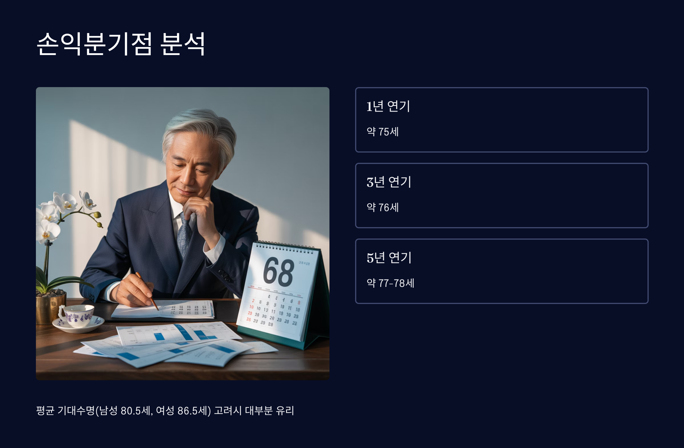 손익분기점 분석과 수명 고려