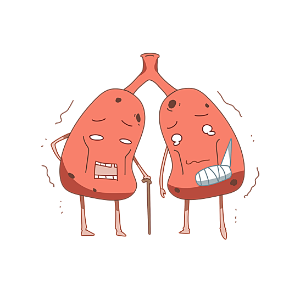 폐렴증상-이미지