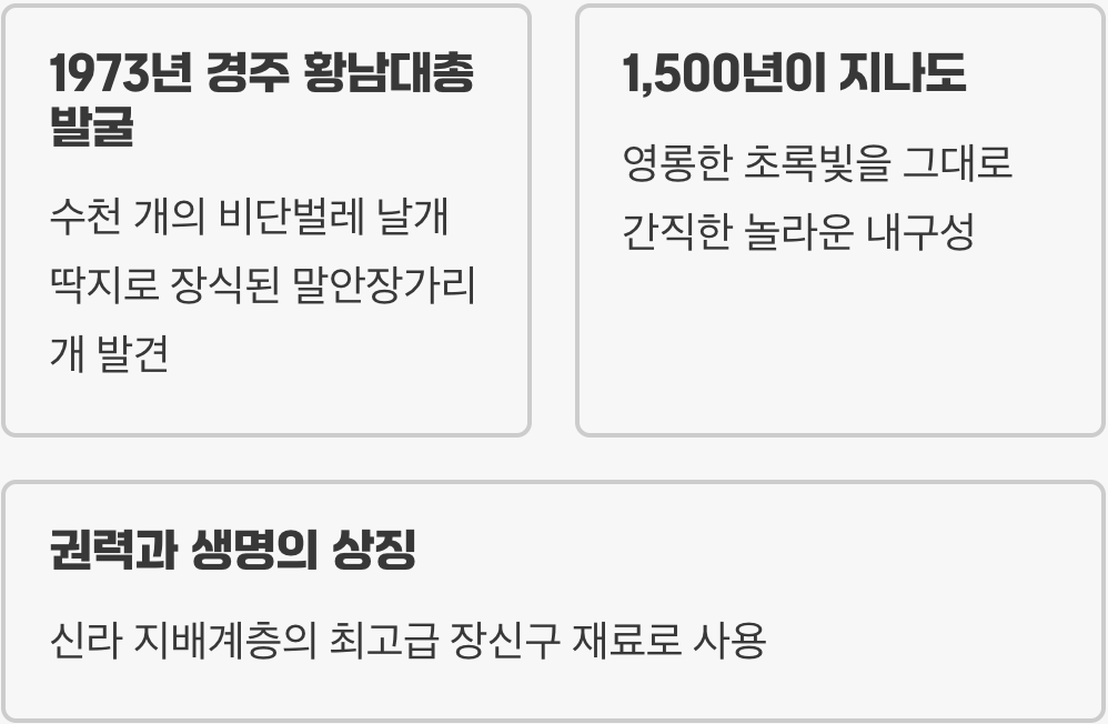 신라 왕족이 사랑한 특별한 장신구