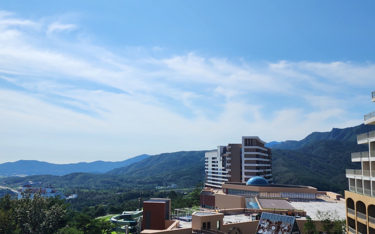 델피노 소노문 스위트 테라스에서 바라본 전경