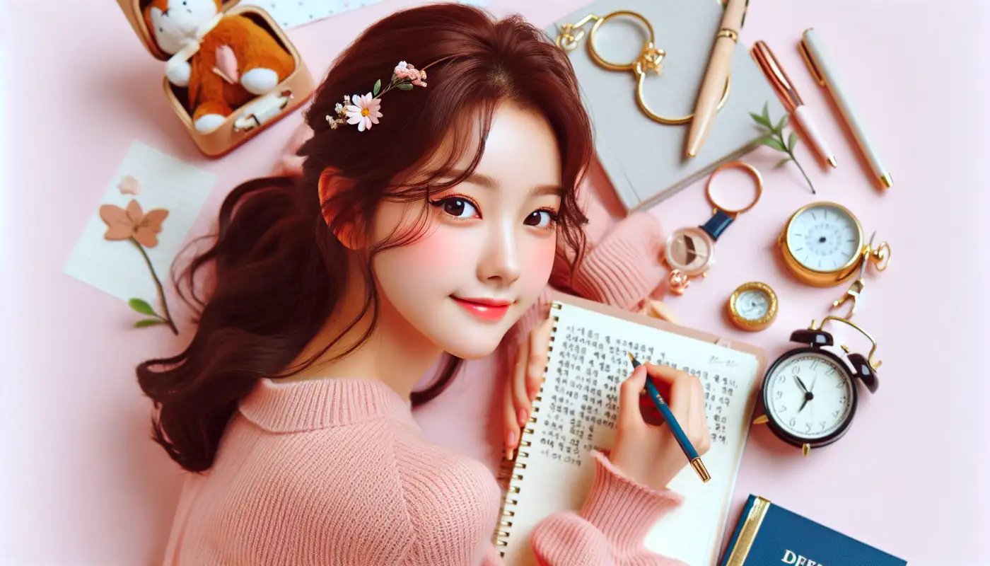 1분-자기소개서-예시를-참고해서-글쓰기하는-여성의-모습