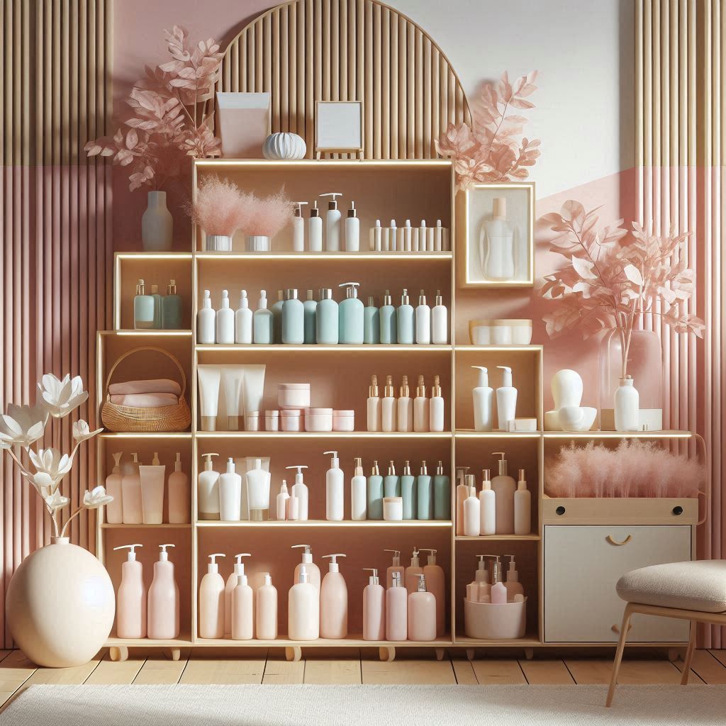 피부,체형관리 샵 배경