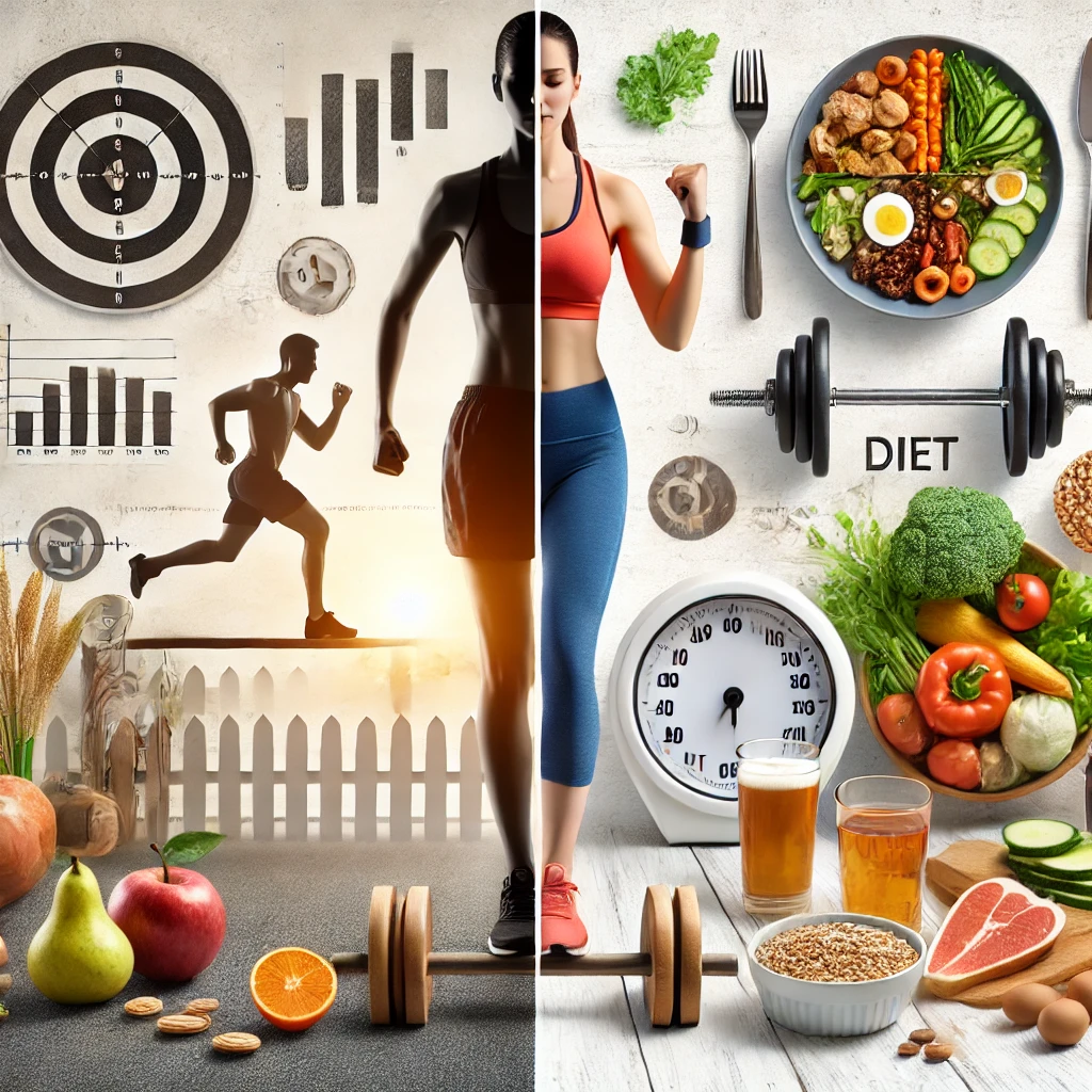 체중감량을 위한 운동과 식단의 균형