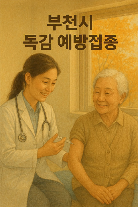 부천시 원미구 독감 예방접종 이미지