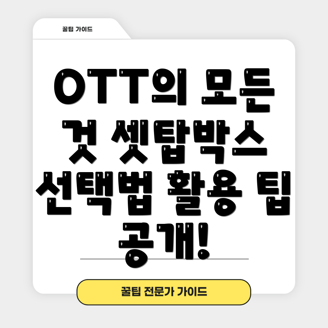 OTT 셋탑박스