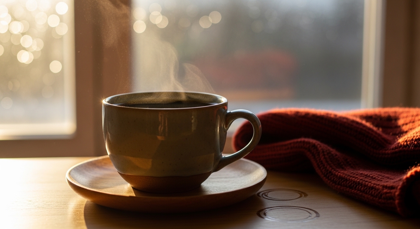 창가 좌석 노트북 작업 환경