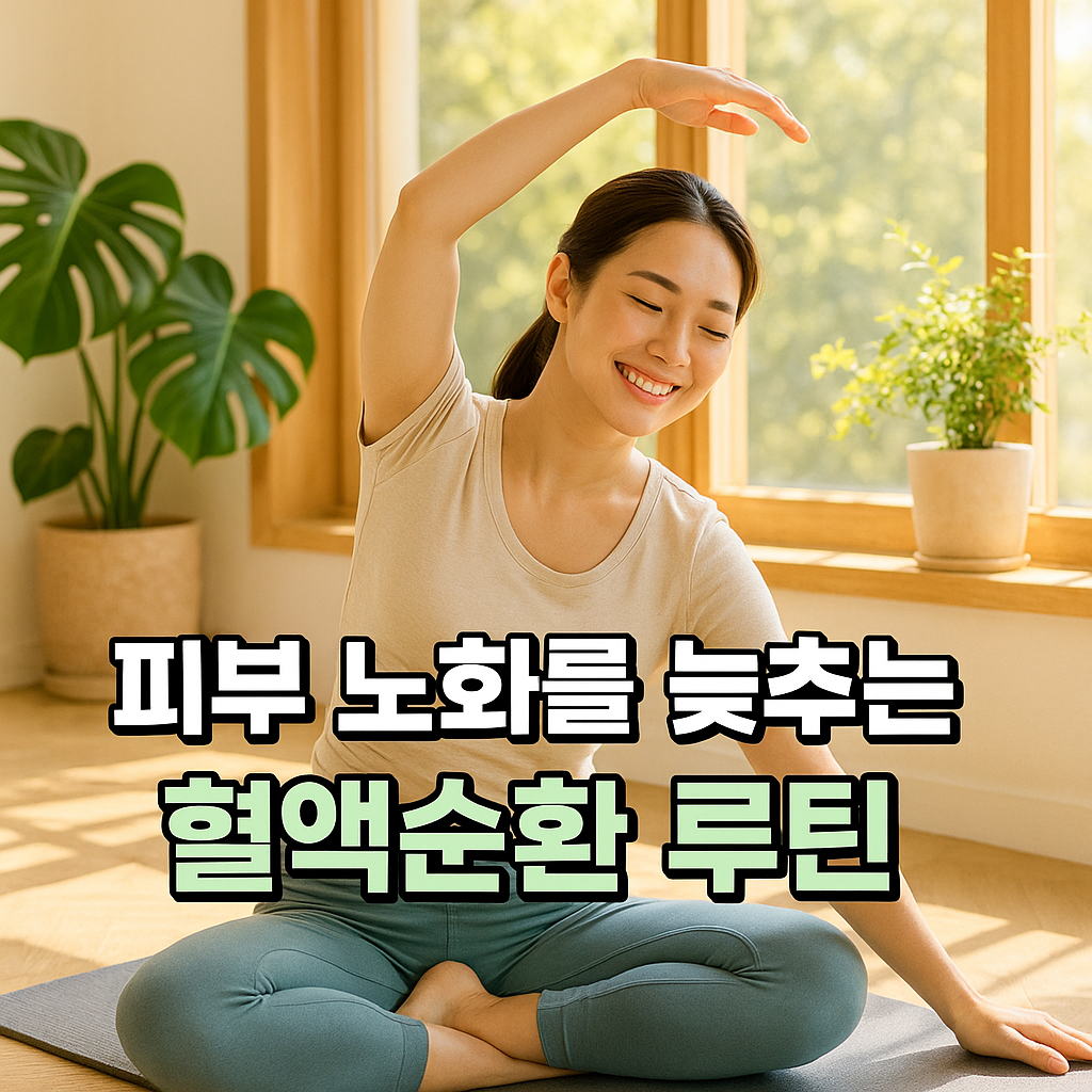 요가 매트 위에서 스트레칭하는 여성