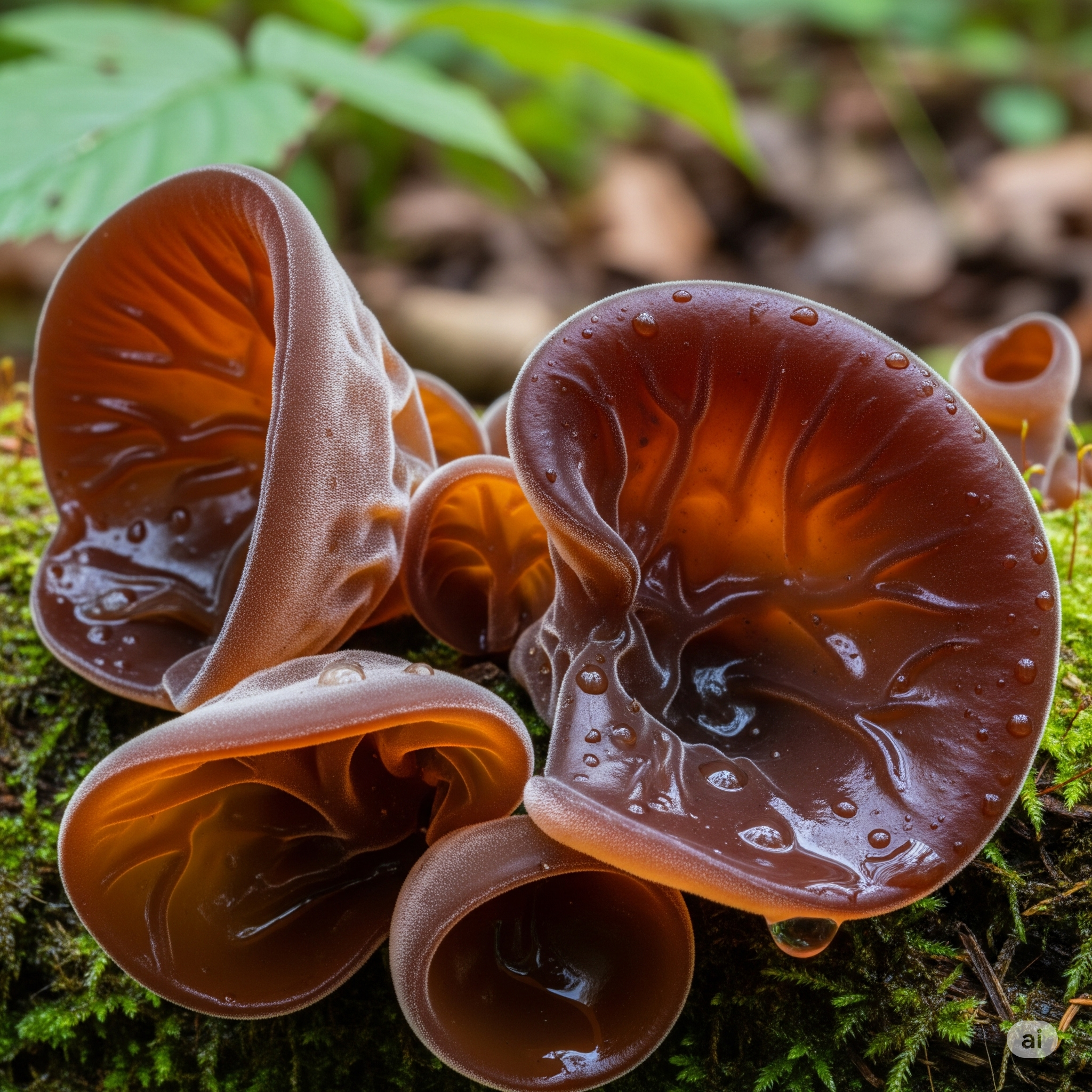 목이버섯의 모습