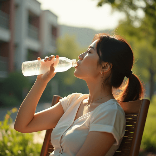 햇빛과 자연에 노출되기