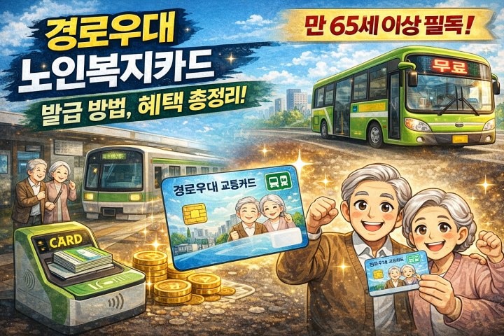 경로우대 노인복지카드 교통카드