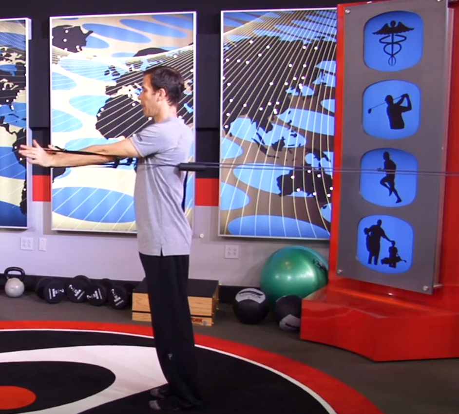 골프 어깨 스트레칭