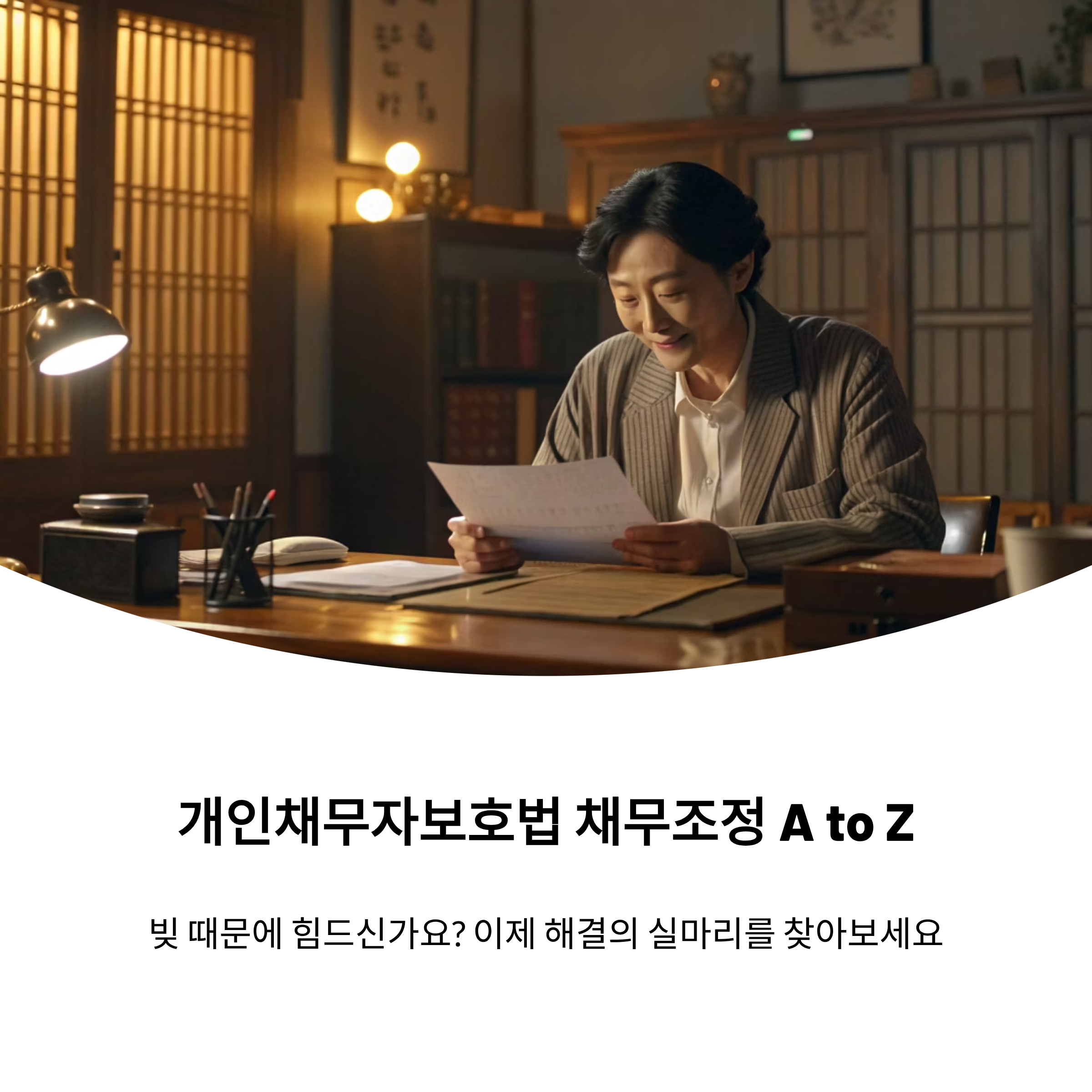 개인채무자보호법 채무조정 A to Z