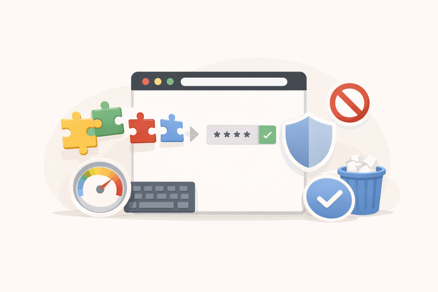 확장 프로그램의 정리에 대한 이미지