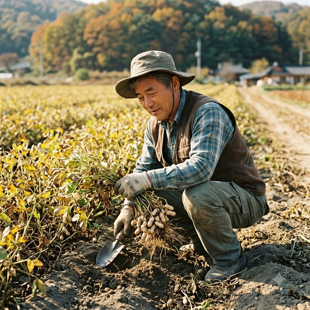 땅콩 수확시기 알아보기
