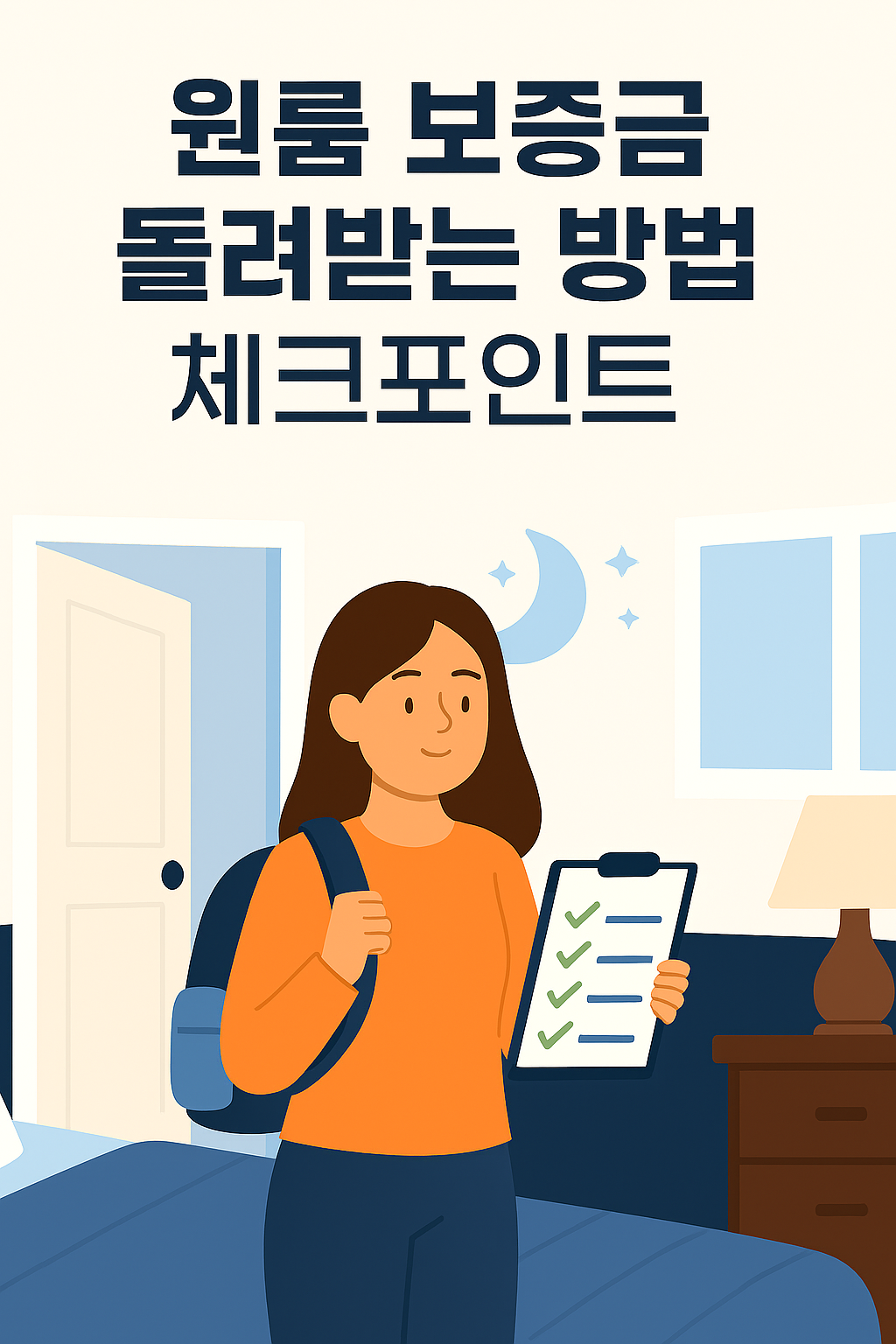 원룸 보증금 돌려받는 방법과 체크포인트