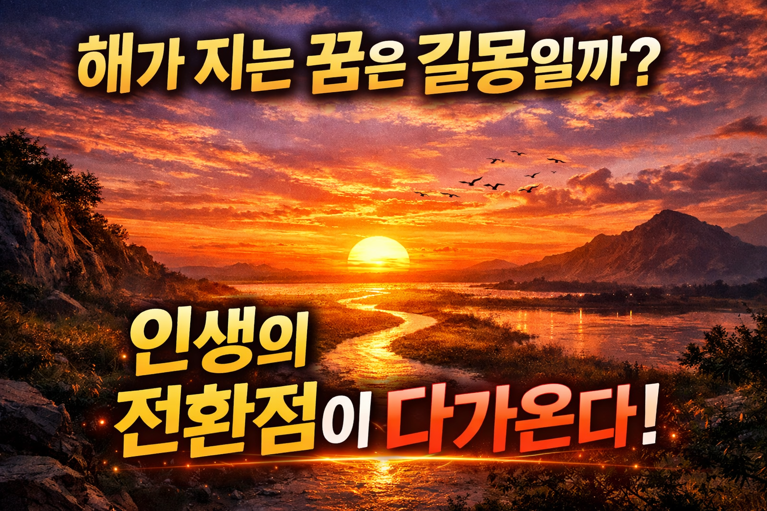 해가 지는 꿈