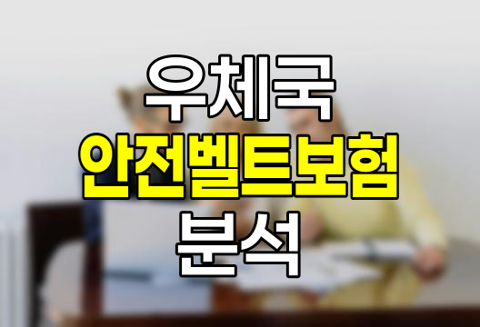 우체국안전벨트보험 특징과 보장내용 완벽 정리