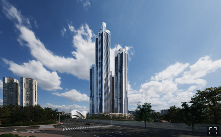 분양가 상한제 무순위 청약, 블랑 써밋74 투시도