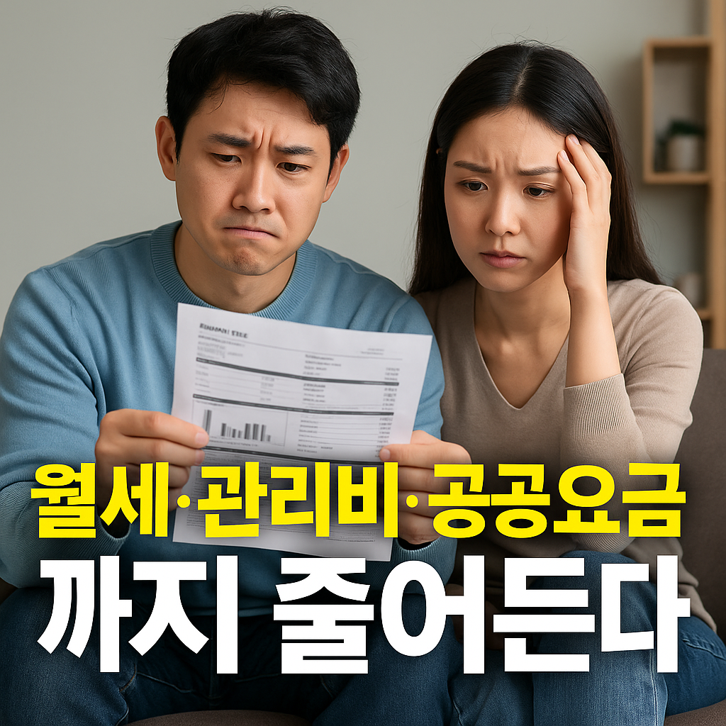 월세&middot;관리비&middot;공공요금까지 줄어든다