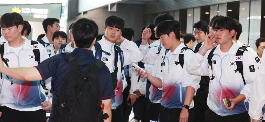 대표팀 출국
