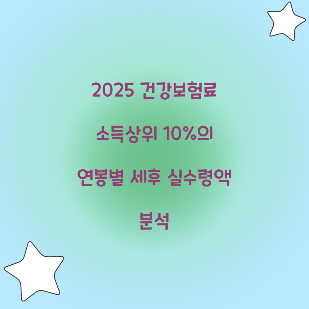 2025 건강보험료 소득상위