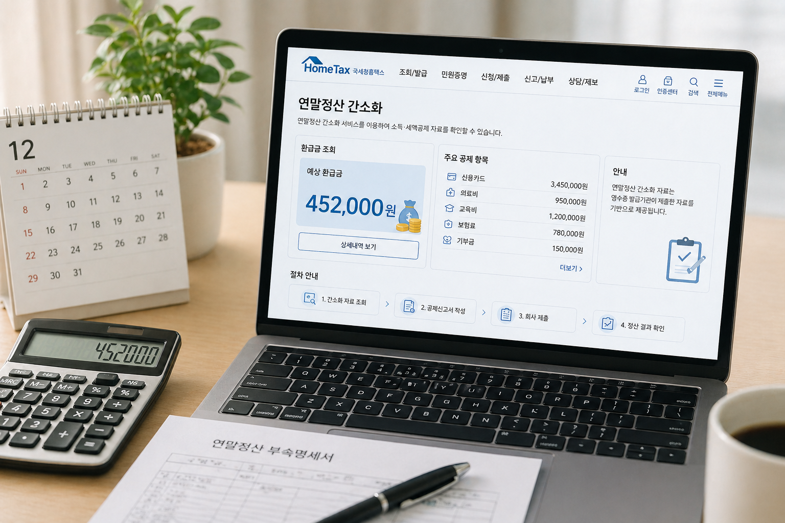 연말정산 환급금 조회하는 방법 (환급금이 생기는 이유, 조회하는 방법, 더 많이 돌려받는 팁)